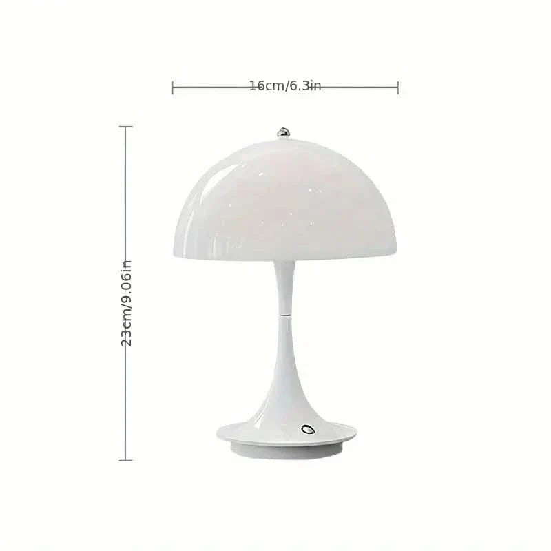BowLift | Adjustable LED Mushroom Table Lamp with Touch Dimmer