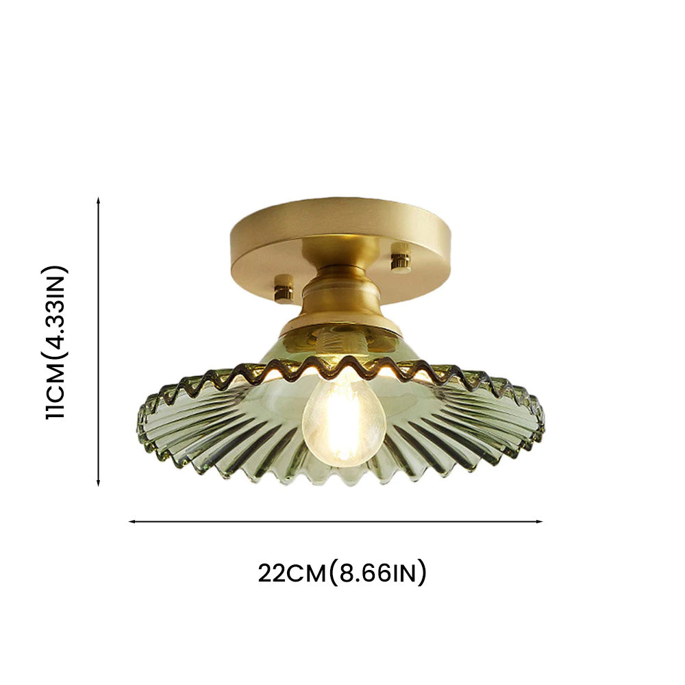 BowLift | Ceiling Light Modern Glass Semi Flush Lamp