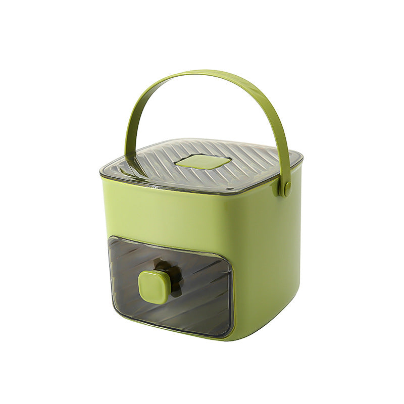 BowLift | Ice cube tray with lid and waste, ice tray for freezer, flexible ice cube trays