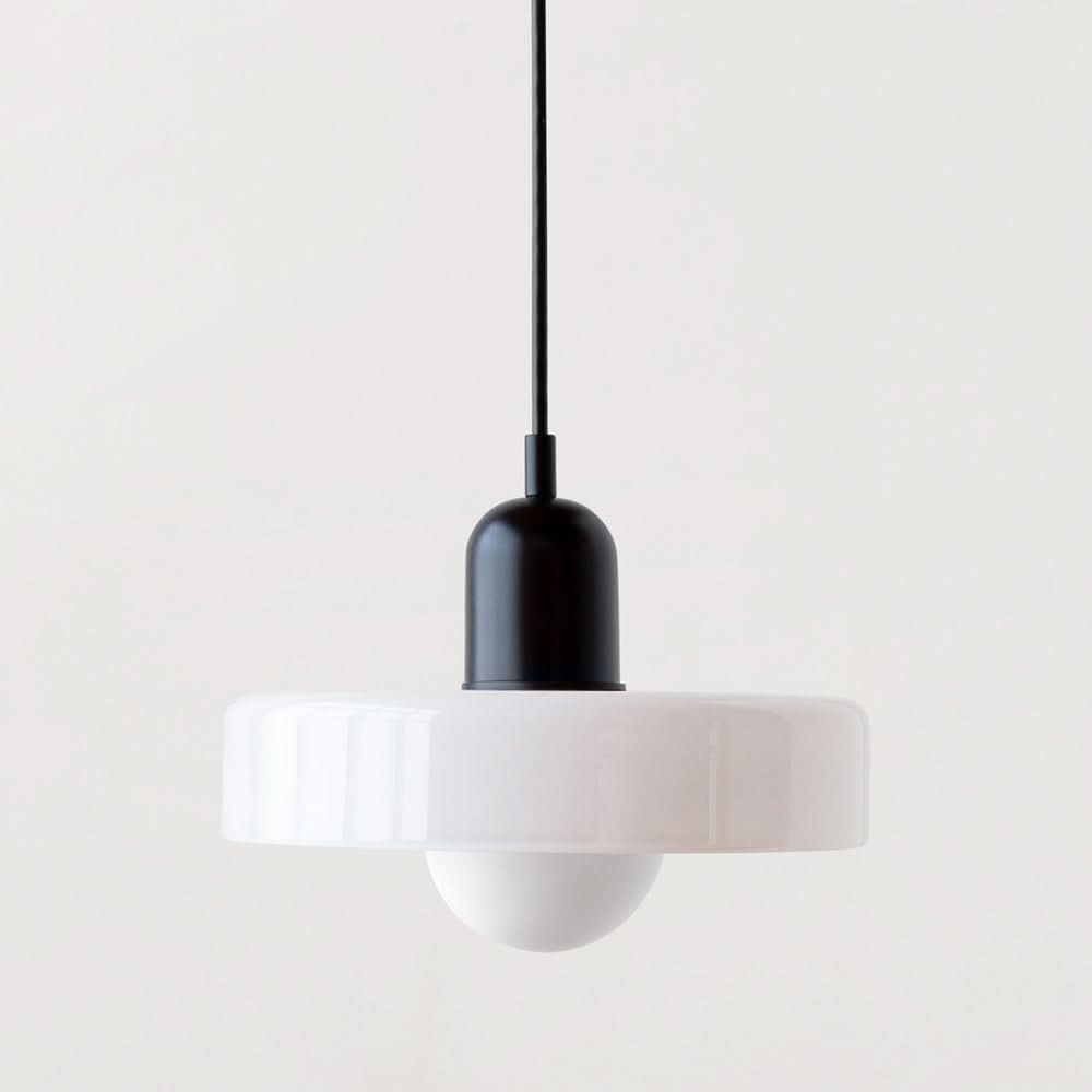 BowLift | Bauhaus Colored Glass Pendant Light