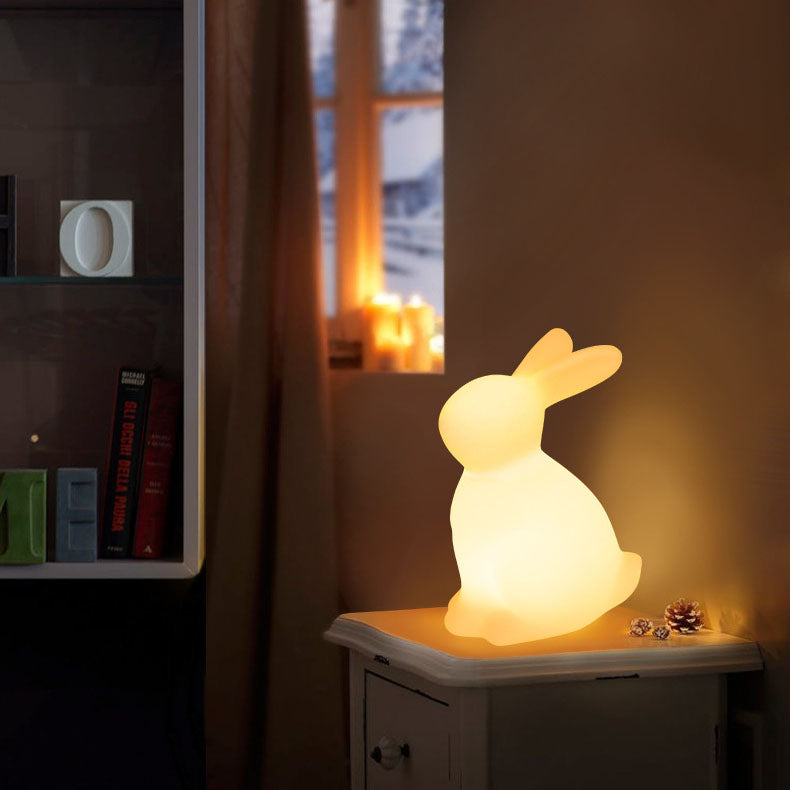 BowLift | Contemporary Creative Rabbit PE LED Table Lamp for the Bedroom