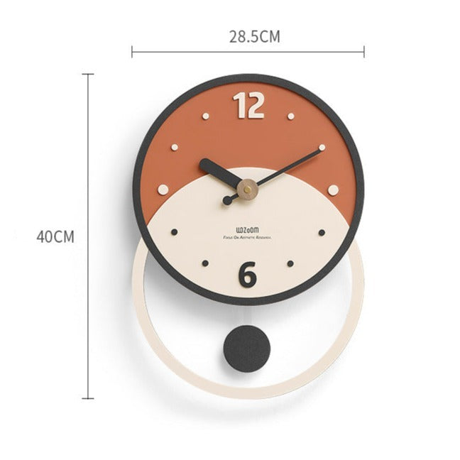 BowLift | Nordic Minimalist Wall Decoration Clock for the Living Room