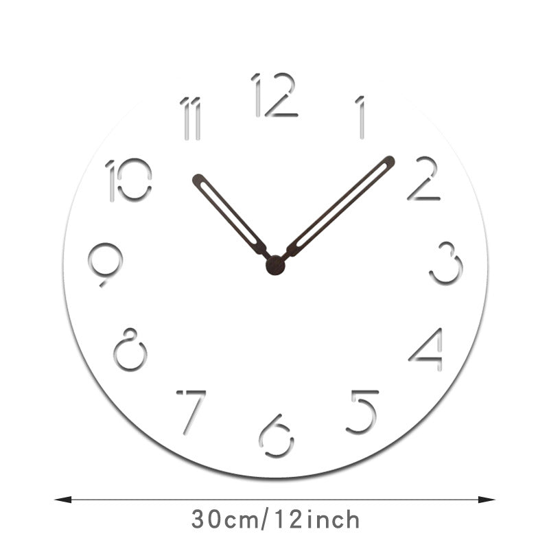 BowLift | Atmospheric LED Light Silent Wall Decor Clock