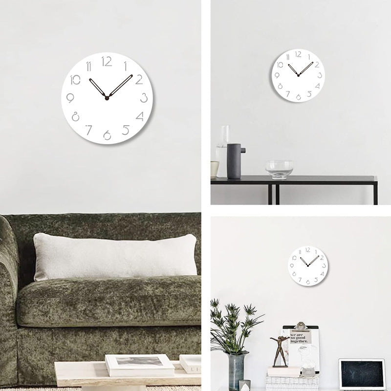 BowLift | Atmospheric LED Light Silent Wall Decor Clock