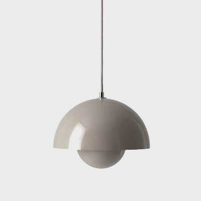 BowLift | Nordic Macaron 1-Light Half-Circle Dome Pendant Light