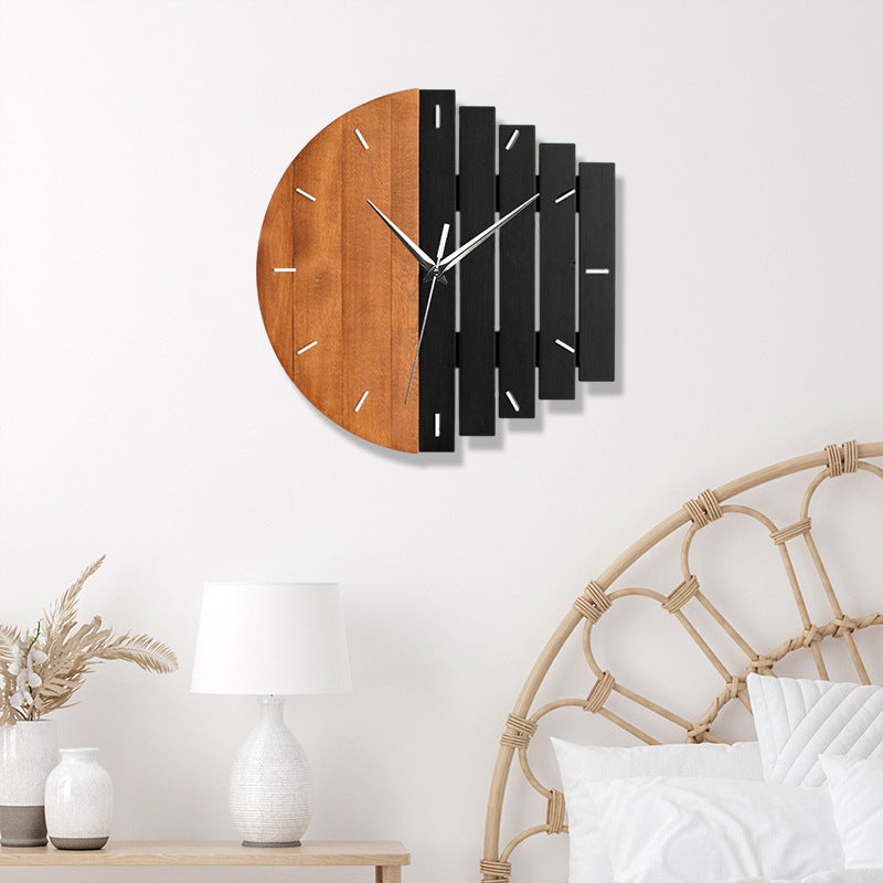 BowLift | Unique Wooden Analog Silent Wall Clock