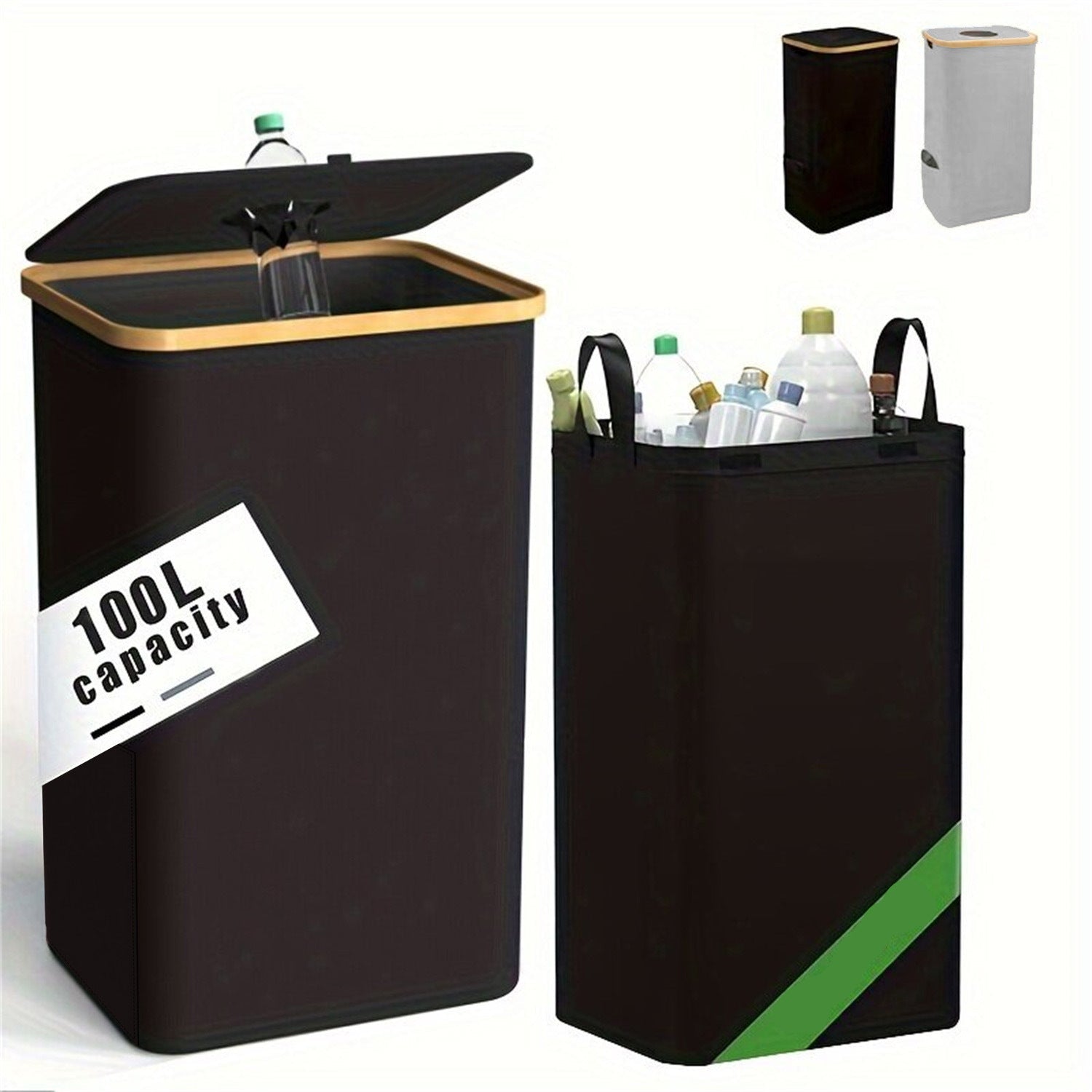 BowLift | 2in1 Foldable Storage Bag for Plastic Waste or Deposit Bottles