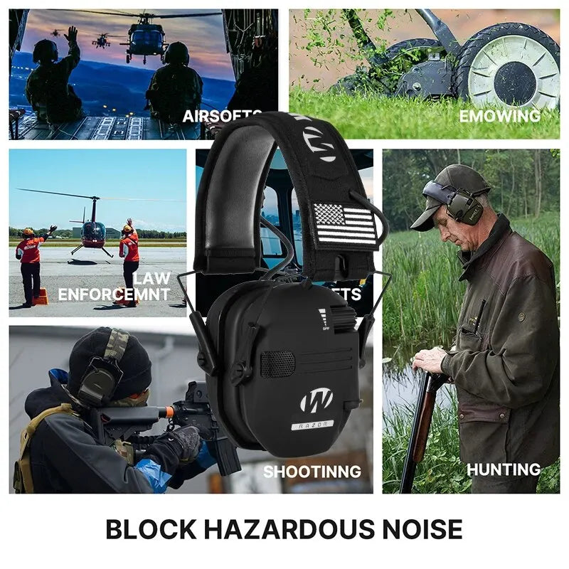 BowLift | Protective Shooting Headphones | Active Noise Cancellation, Lightweight & Comfortable for Shooting Activities