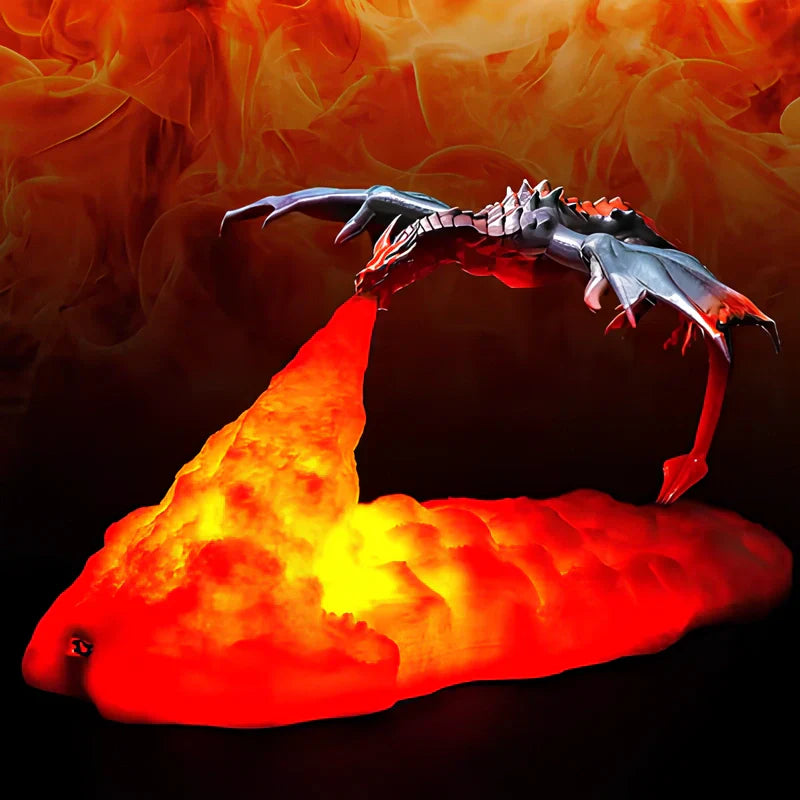 BowLift | LED Fantasy Dragon Flame Table Lamp