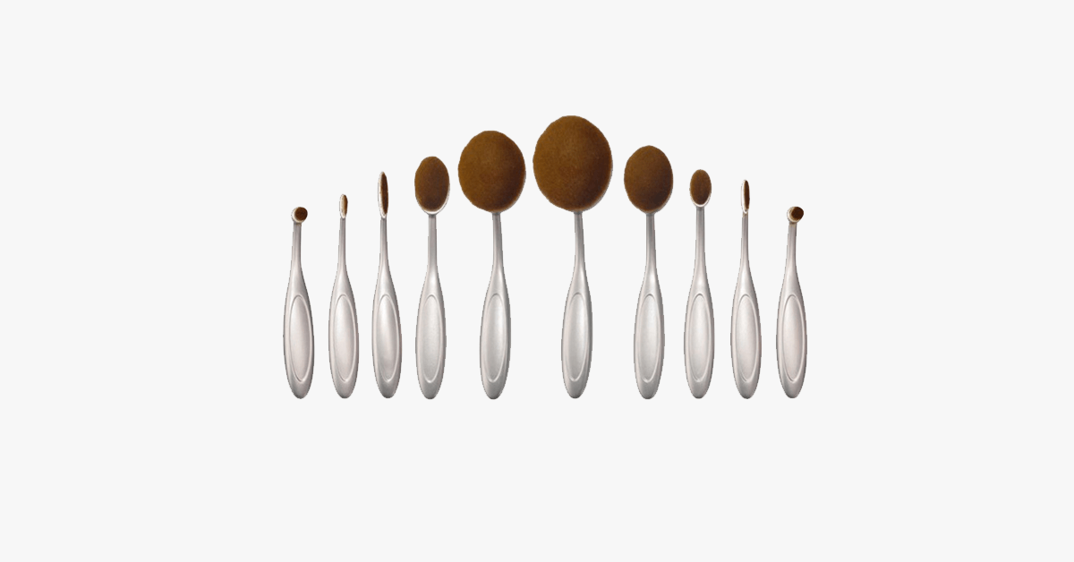 BowLift | Aphrodite 10-piece oval brush set