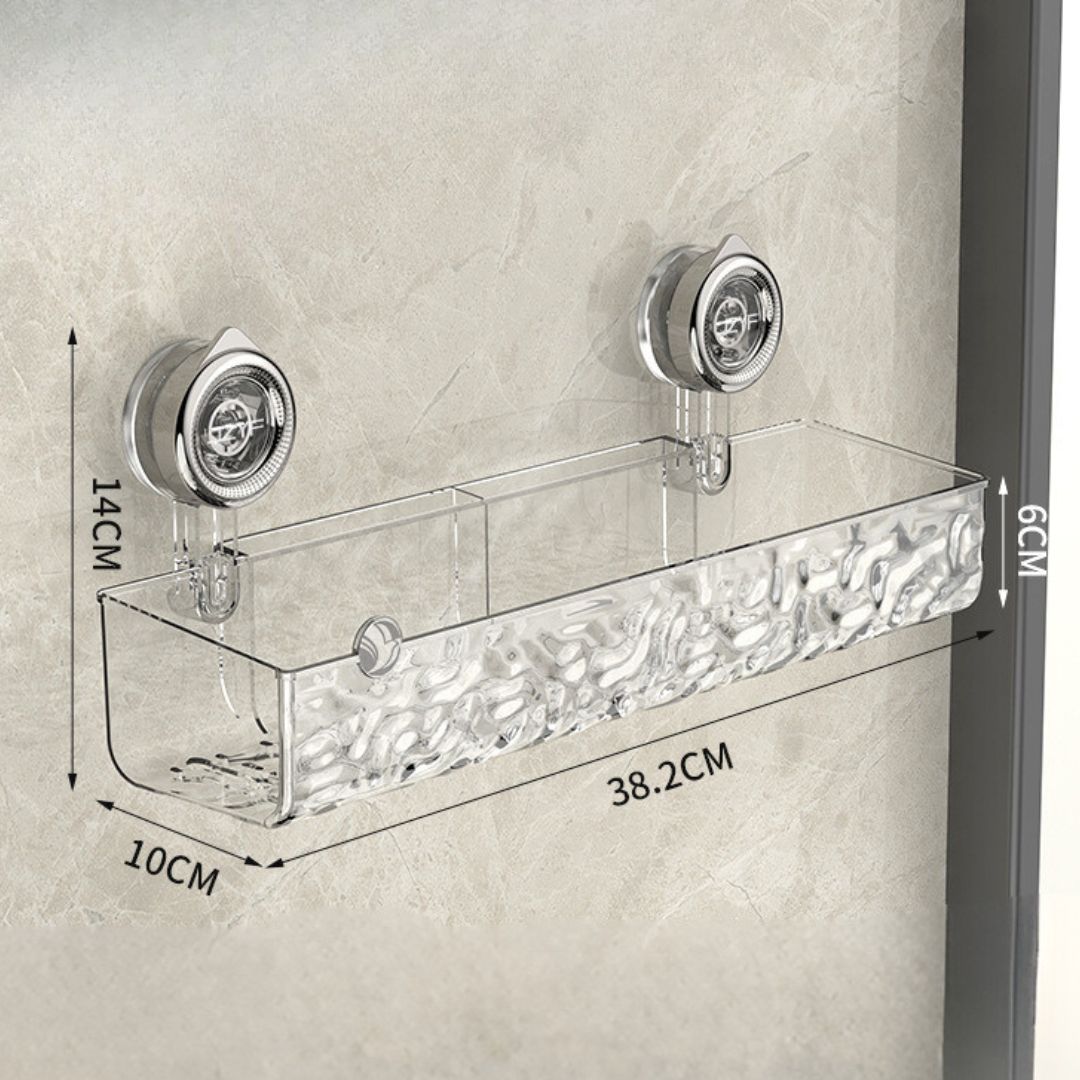 BowLift | Bathroom Suction Cup Corner Shelf