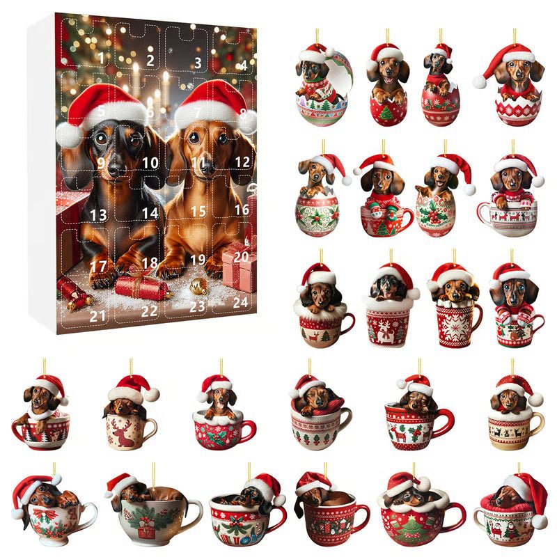 BowLift | 24-day Advent calendar with dachshund theme for animal lovers