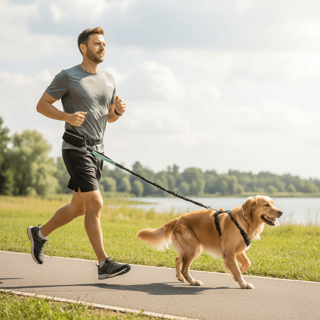 BowLift | Hands-free dog leash with padded comfort handles