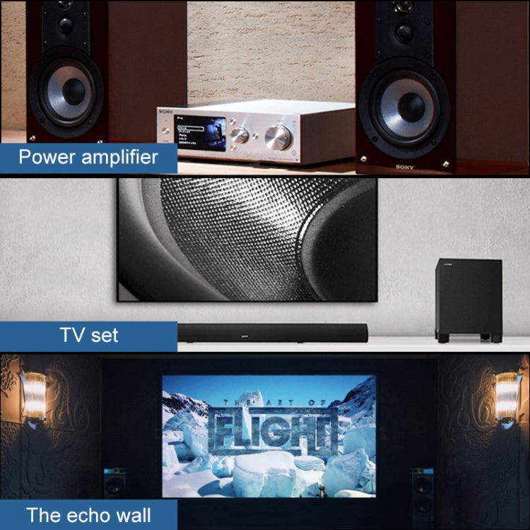 BowLift | EMK 1 Input 3 Output Digital Optical Audio SPDIF Toslink Splitter Adapter (Silver Gray)