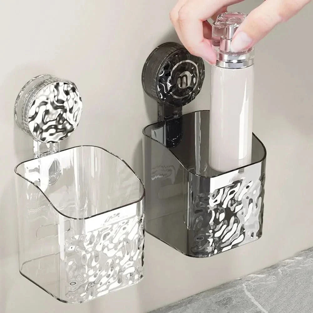 BowLift | Bathroom Suction Cup Shelf – Easy Storage Solution