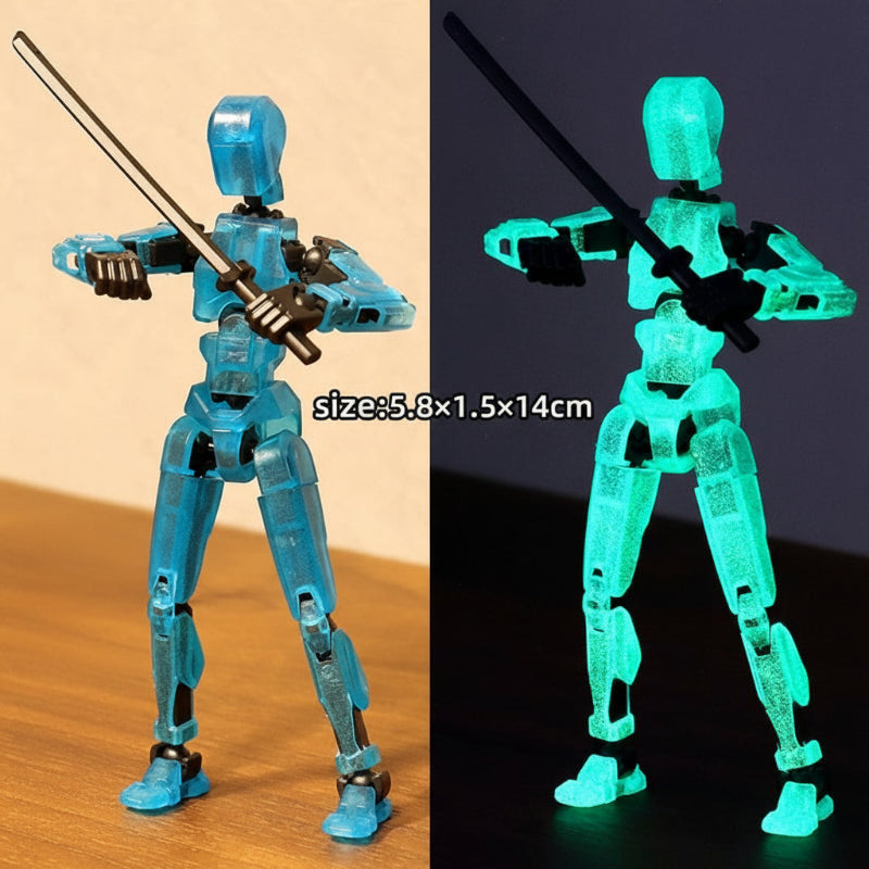 BowLift | 3D-printed mech action figure with multi-joint movement