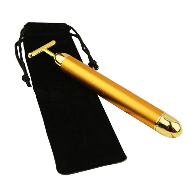 BowLift | Energy 24K Gold T Beauty Bar Facial Roller Massager