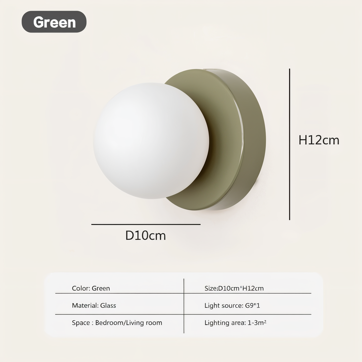 BowLift | PearlPop Wall Light – White Glass Orb LED Wall Sconce for Modern Interiors