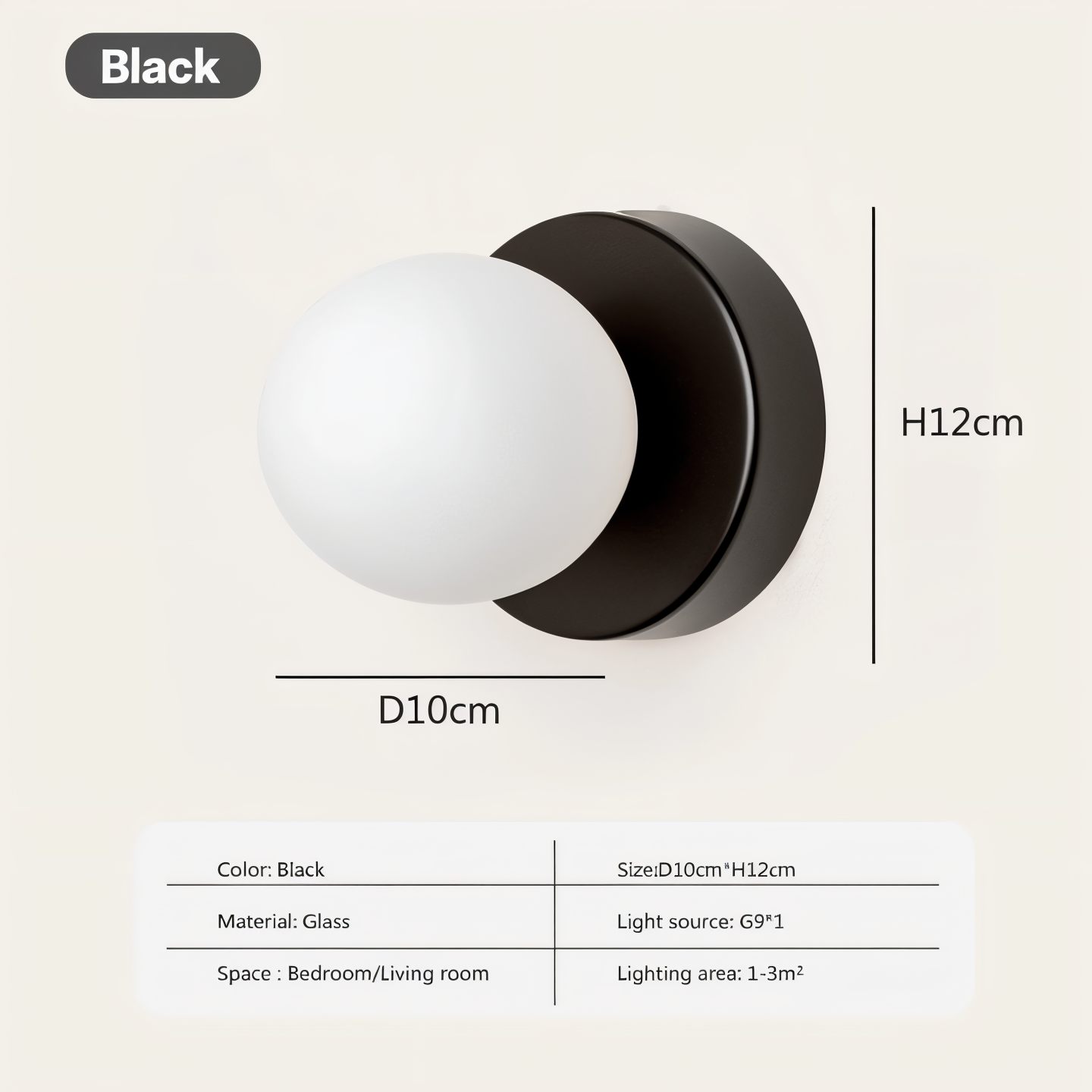 BowLift | PearlPop Wall Light – White Glass Orb LED Wall Sconce for Modern Interiors