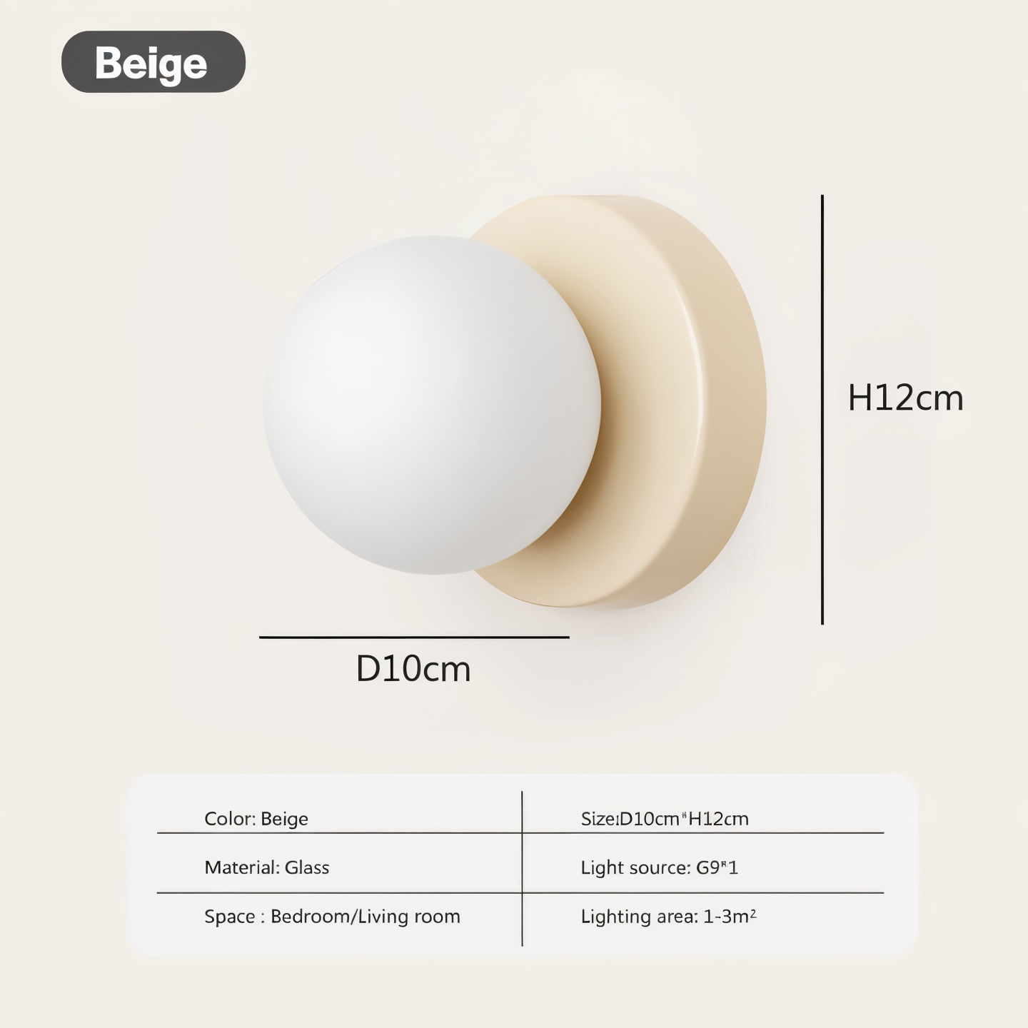 BowLift | PearlPop Wall Light – White Glass Orb LED Wall Sconce for Modern Interiors