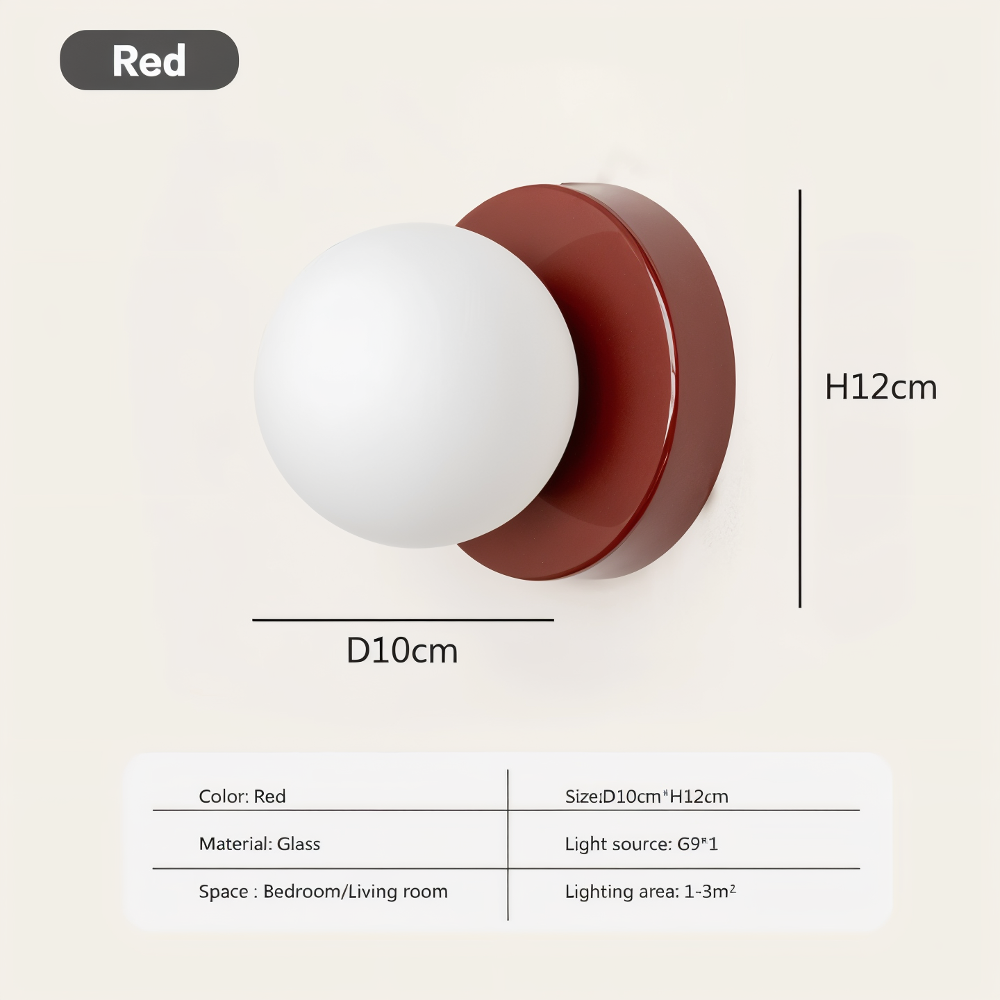 BowLift | PearlPop Wall Light – White Glass Orb LED Wall Sconce for Modern Interiors
