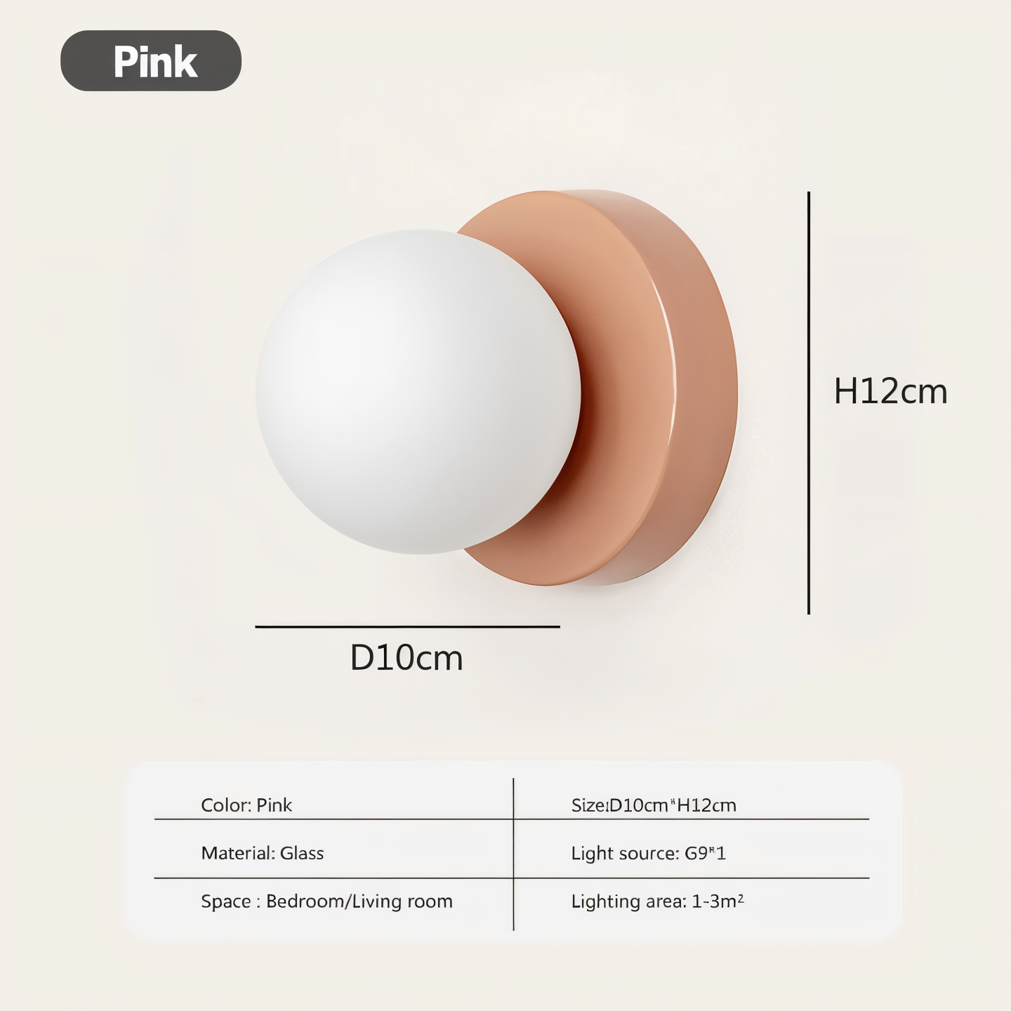 BowLift | PearlPop Wall Light – White Glass Orb LED Wall Sconce for Modern Interiors