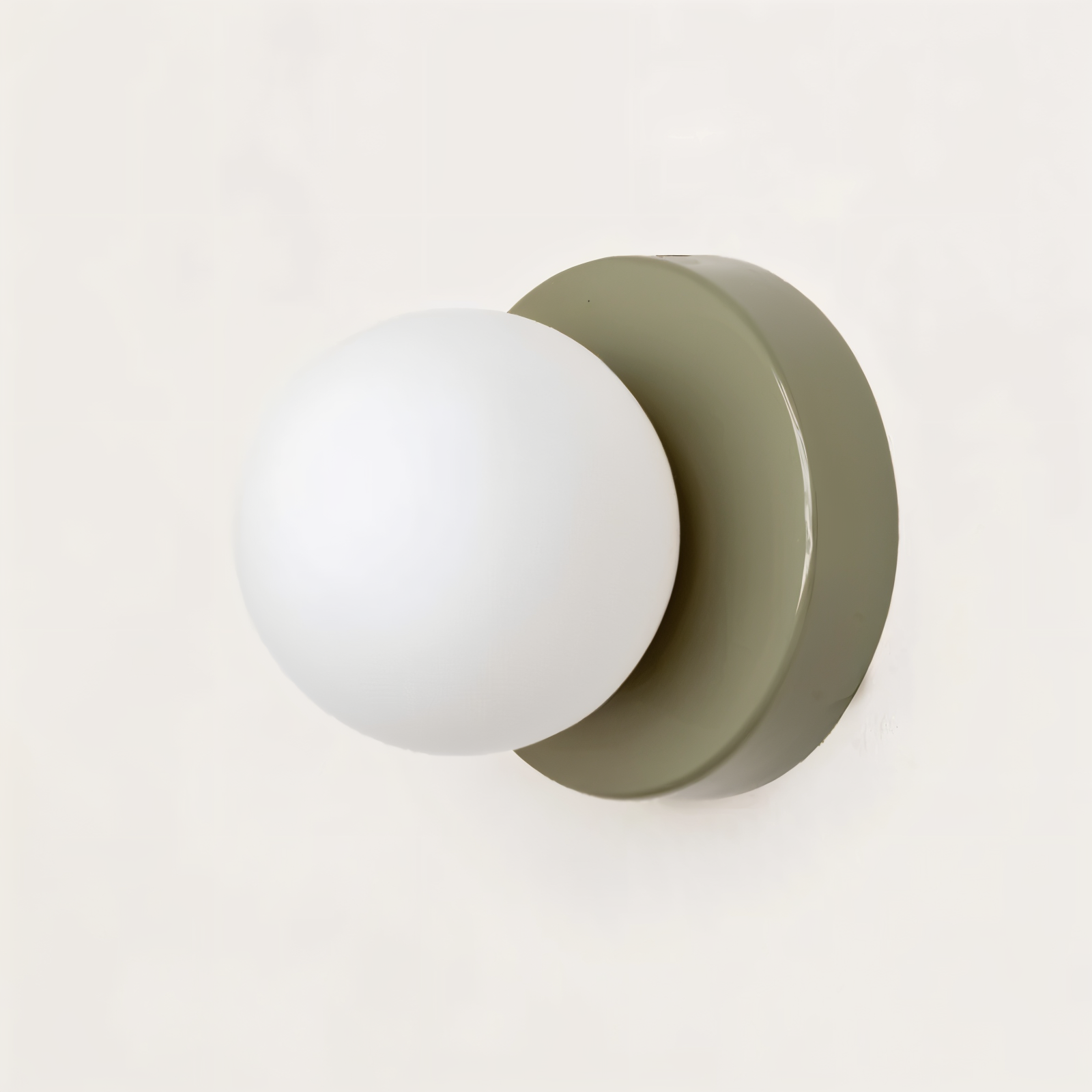 BowLift | PearlPop Wall Light – White Glass Orb LED Wall Sconce for Modern Interiors