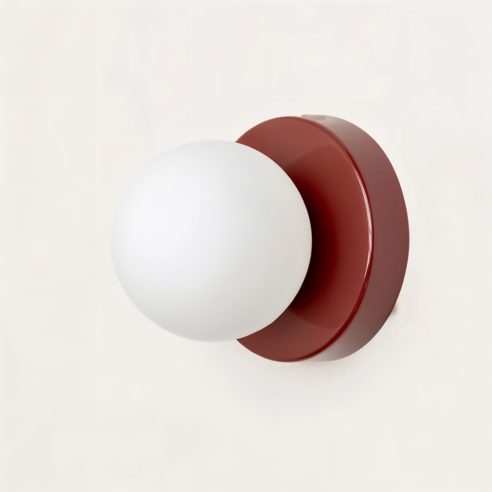 BowLift | PearlPop Wall Light – White Glass Orb LED Wall Sconce for Modern Interiors
