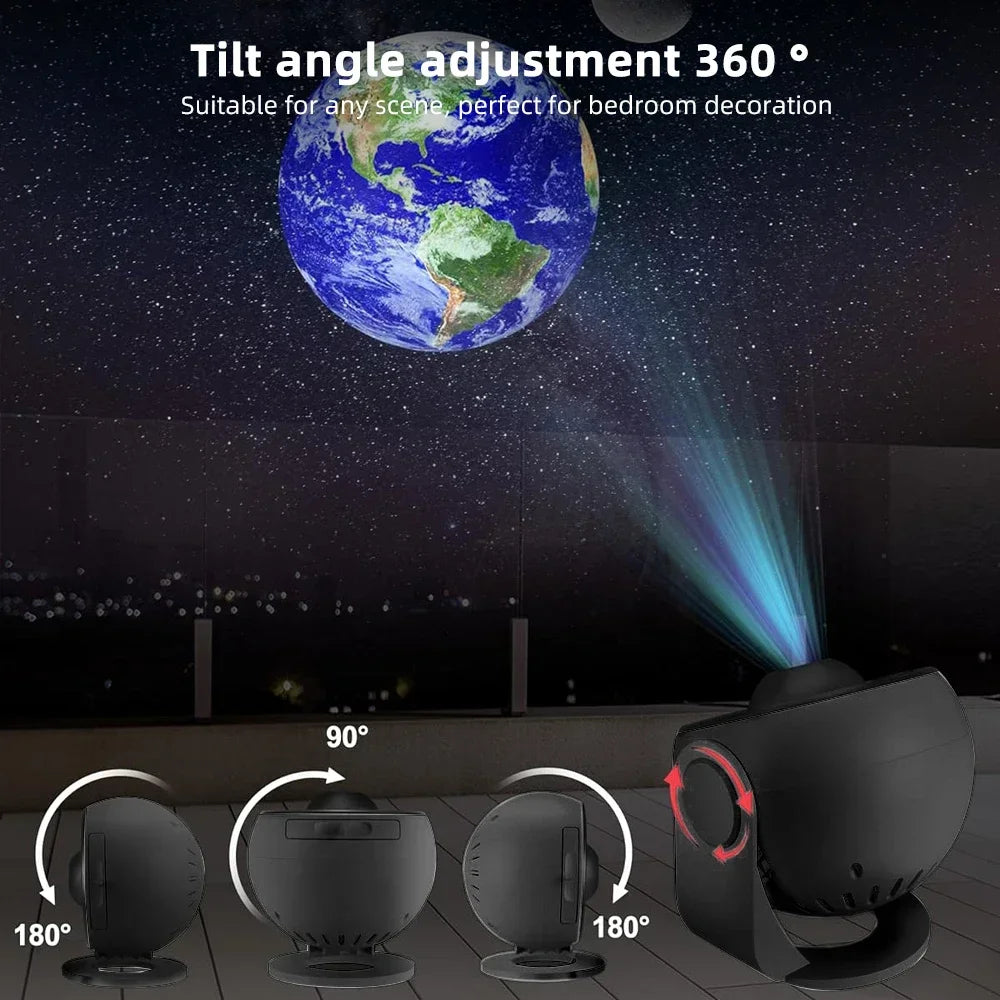 BowLift | Aurora Galaxy Projector - Planetarium Night Light 13 Films