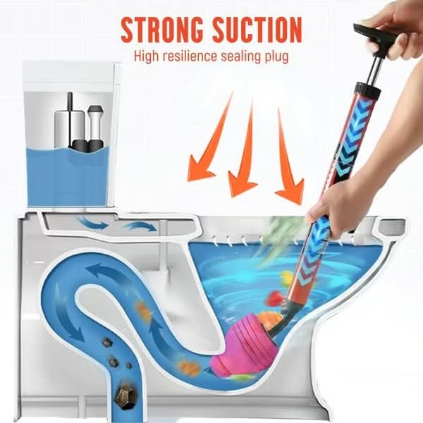 BowLift | High-Pressure Toilet Plunger for Fast Clog Removal