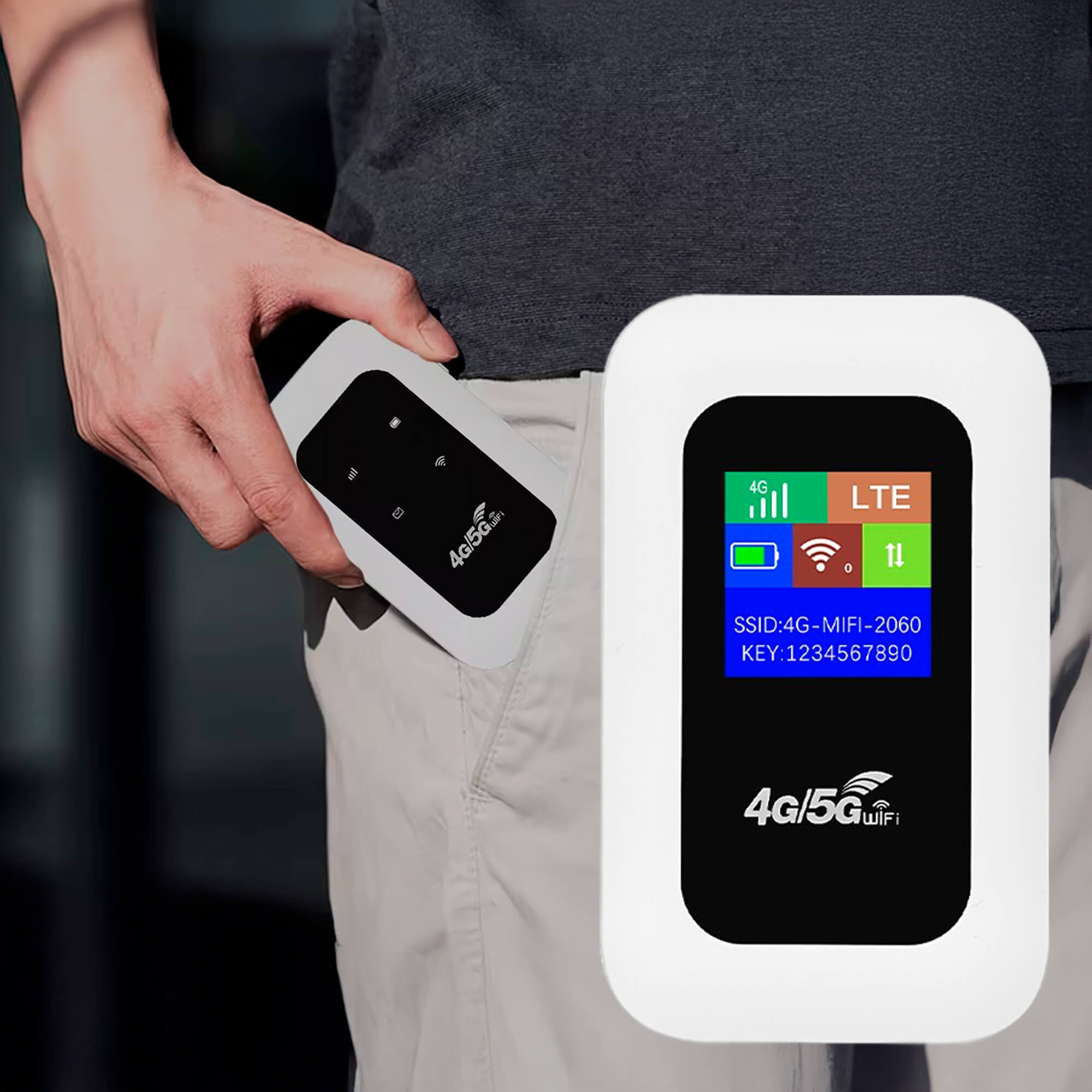 BowLift | Portable 5G Wi-Fi Router | Secure, High-Speed Connection for Travel & Home Use