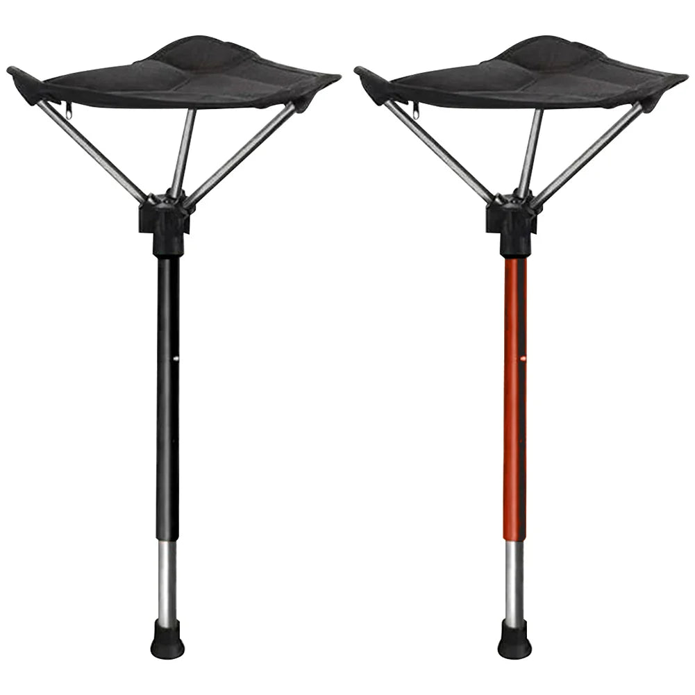 BowLift | Adjustable Aluminum Alloy Folding Camping Stool 125kg Load Bearing for Hiking Travel