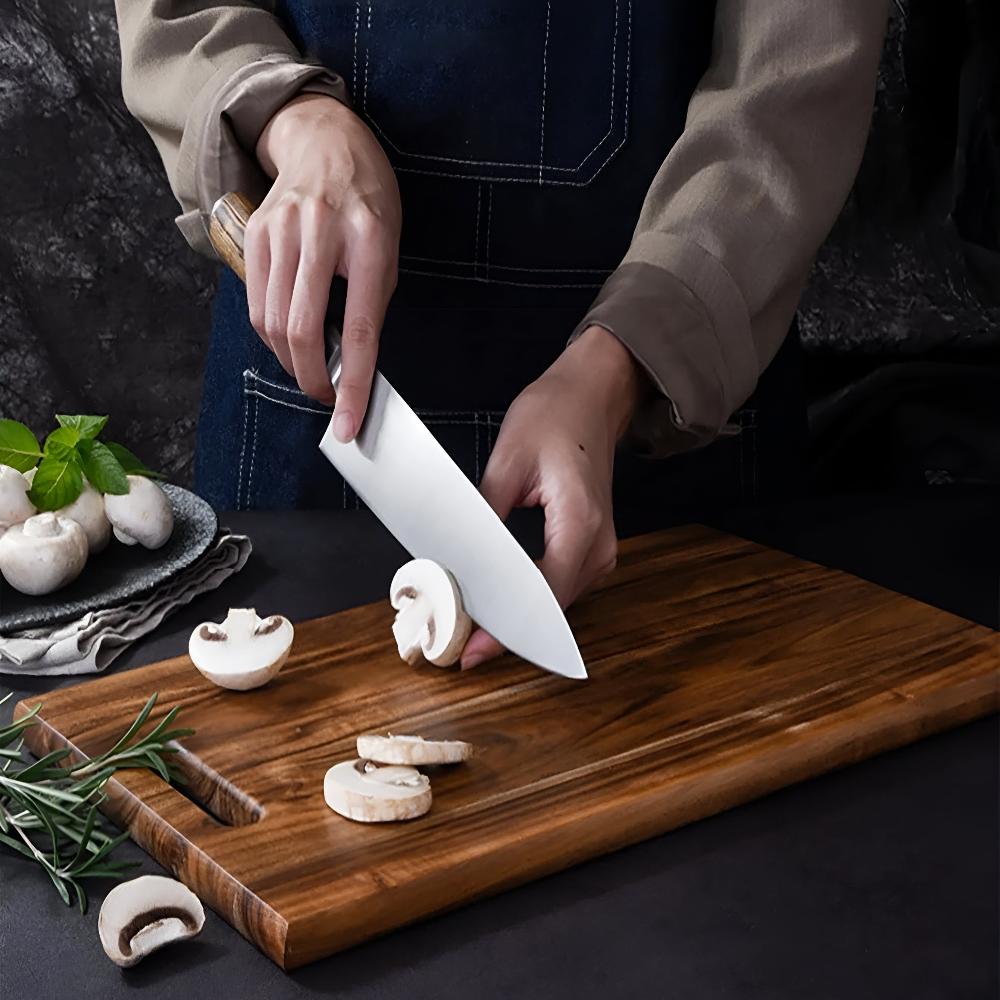 BowLift | AuriWood Acacia Wooden Cutting Board with Handle