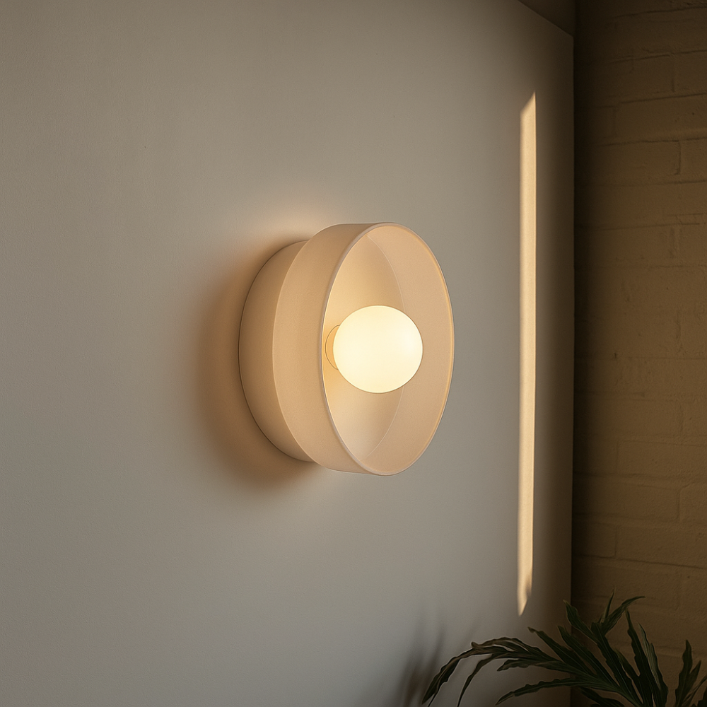 BowLift | PureGlow Minimalist Glass Ceiling Light – Scandinavian Flush Mount Fixture