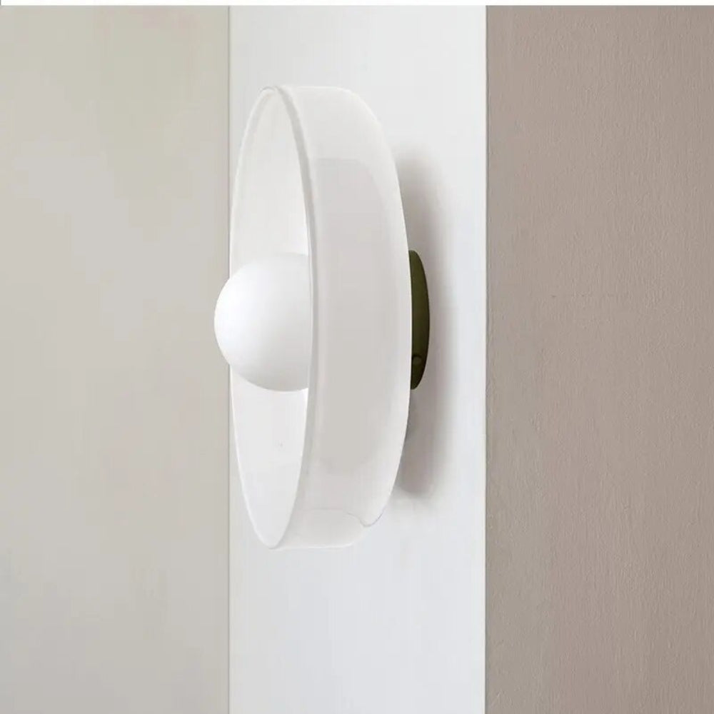 BowLift | PureGlow Minimalist Glass Ceiling Light – Scandinavian Flush Mount Fixture