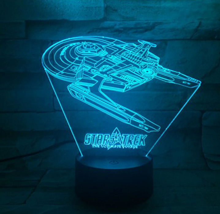BowLift | Star Trek 3D optical illusion lamp