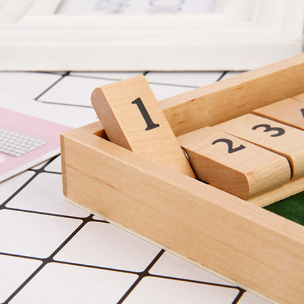 BowLift | Shut The Box Game - Fun Table Math Game for Adults & Children