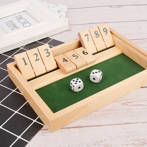 BowLift | Shut The Box Game - Fun Table Math Game for Adults & Children