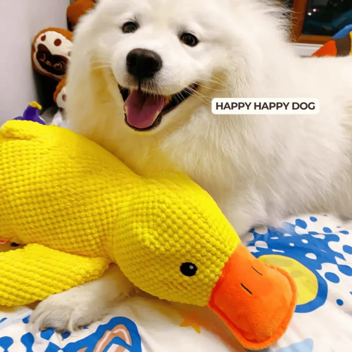BowLift | SnuggleBeak Plush Toy for Dogs | Soft Squeaky Duck | Durable Cuddly Toy | Comfort Toy | Dog Accessories
