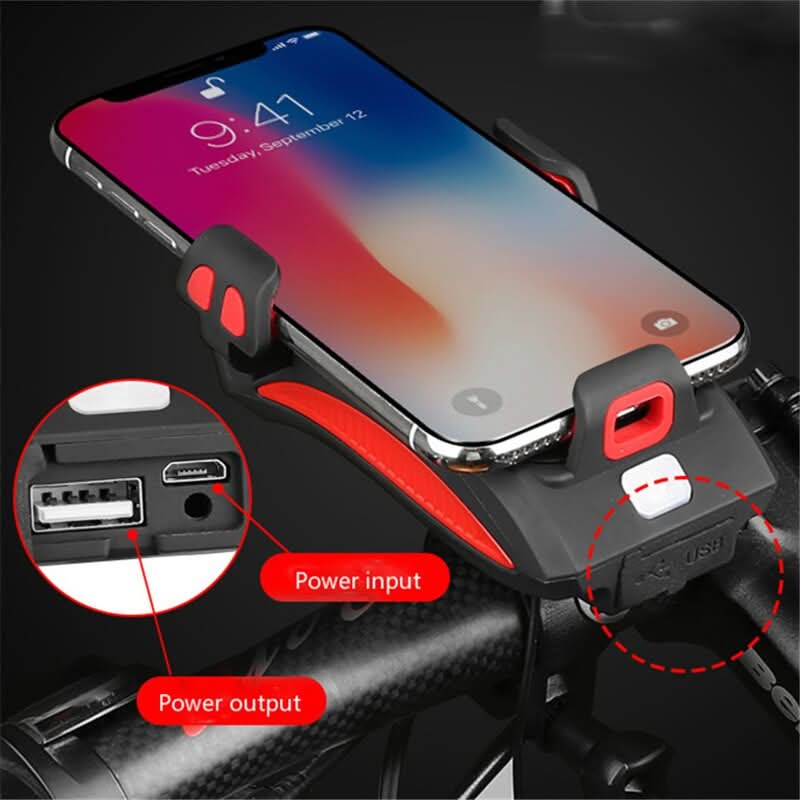 BowLift | Compact 4-in-1 bicycle device with horn, light & charging function