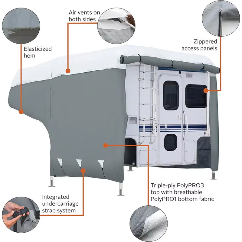 BowLift | Travel Caravan Cover 6' - 8' Motorhome Camper Waterproof Travel Cover Caravan Australian Rv Cover