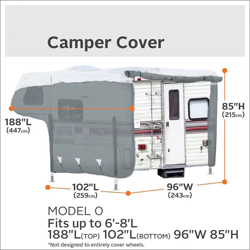 BowLift | Travel Caravan Cover 6' - 8' Motorhome Camper Waterproof Travel Cover Caravan Australian Rv Cover