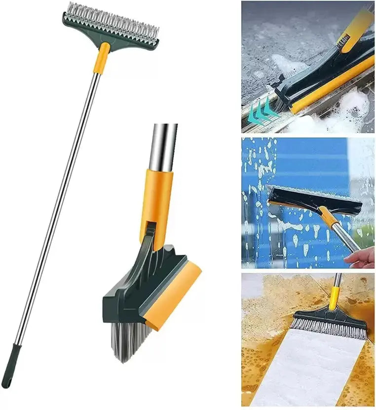 BowLift | Robust Floor Cleaning Brush with Long Handle – Effortlessly Deep Clean