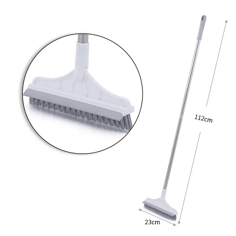 BowLift | Robust Floor Cleaning Brush with Long Handle – Effortlessly Deep Clean