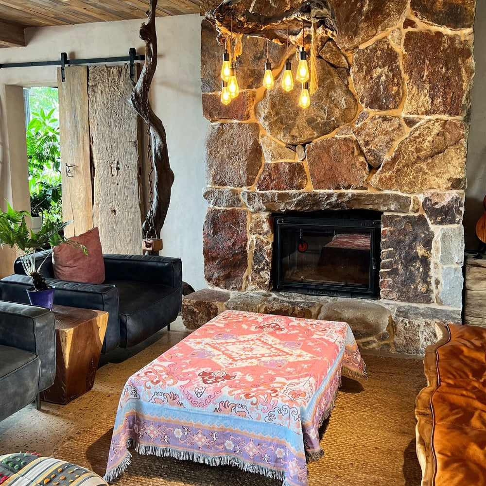 BowLift | Bohemian Aztec Tapestry Throw Sofa Blanket