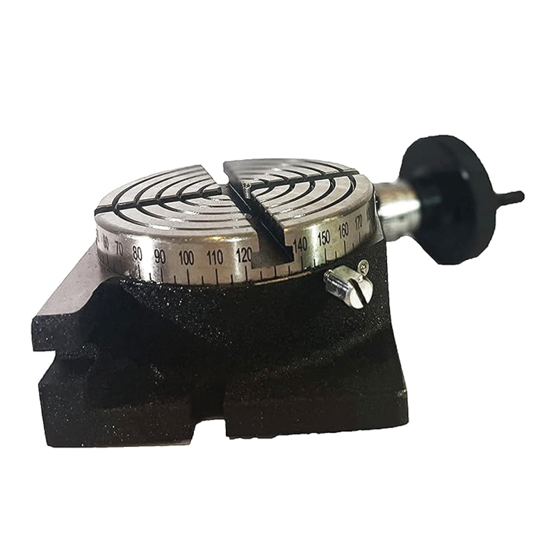 BowLift | Rotary Table for Milling Machines,4inch(100mm),4-Slot Milling Rotary Table,for Milling with Indexing Plate Set for Precision Milling Drilling