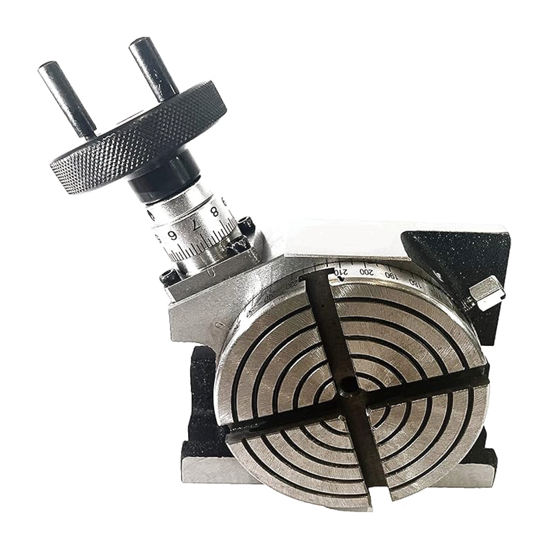 BowLift | Rotary Table for Milling Machines,4inch(100mm),4-Slot Milling Rotary Table,for Milling with Indexing Plate Set for Precision Milling Drilling