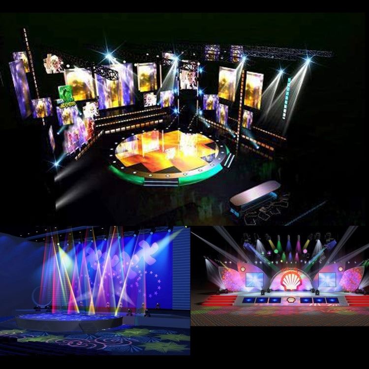 BowLift | Digital LED RGB Crystal Magic Ball Stage Effect Light, DMX Party Disco DJ Bar Colored Pattern Lighting