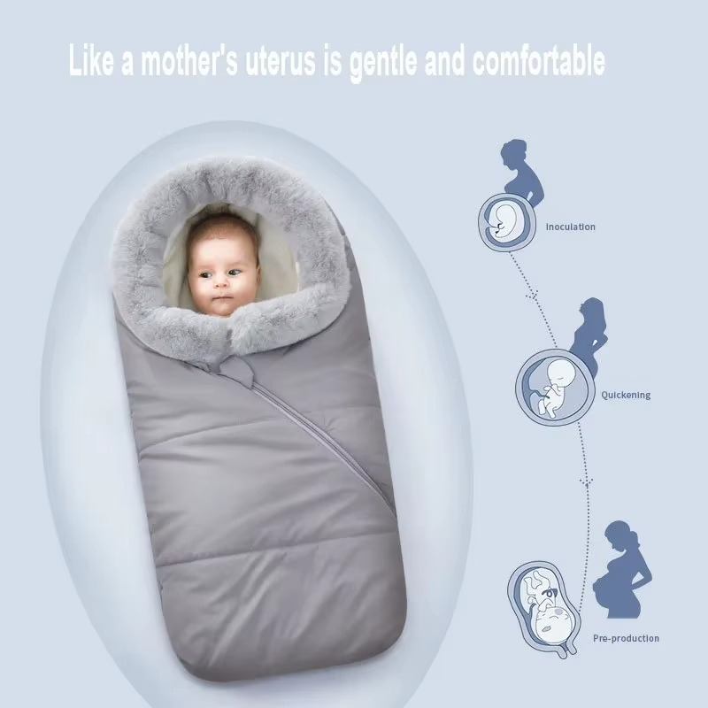 BowLift | Cozy Winter Baby Sleeping Bag for Newborns and Infants