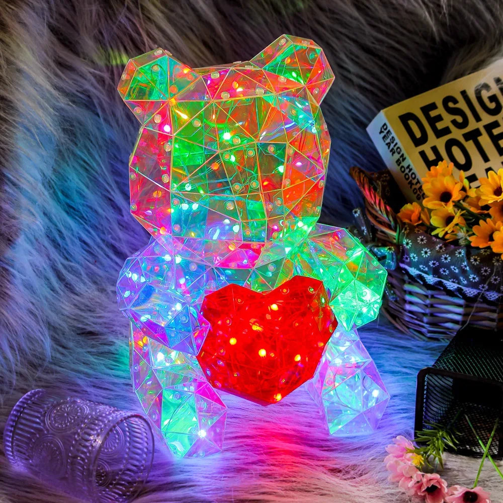 BowLift | Colorful Glowing Teddy Bear